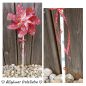 Preview: Windrad * 22 cm * Holzstil und -kugel handbemalt * Gartenstecker * Kinder * Deko * Blumen